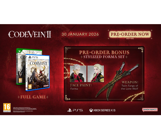 PlayStation Code Vein II - 1456396 - zdjęcie 2